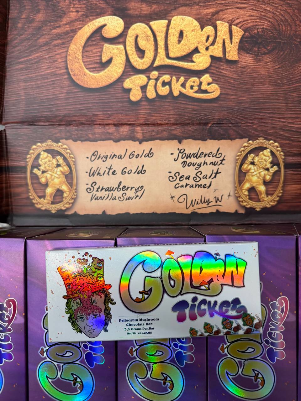 IMG_2390 Golden Ticket chocolate, Golden Ticket chocolate bar, Golden Ticket Mushroom Bar, Golden Ticket Mushroom chocolate, Golden Ticket Mushroom chocolate bar